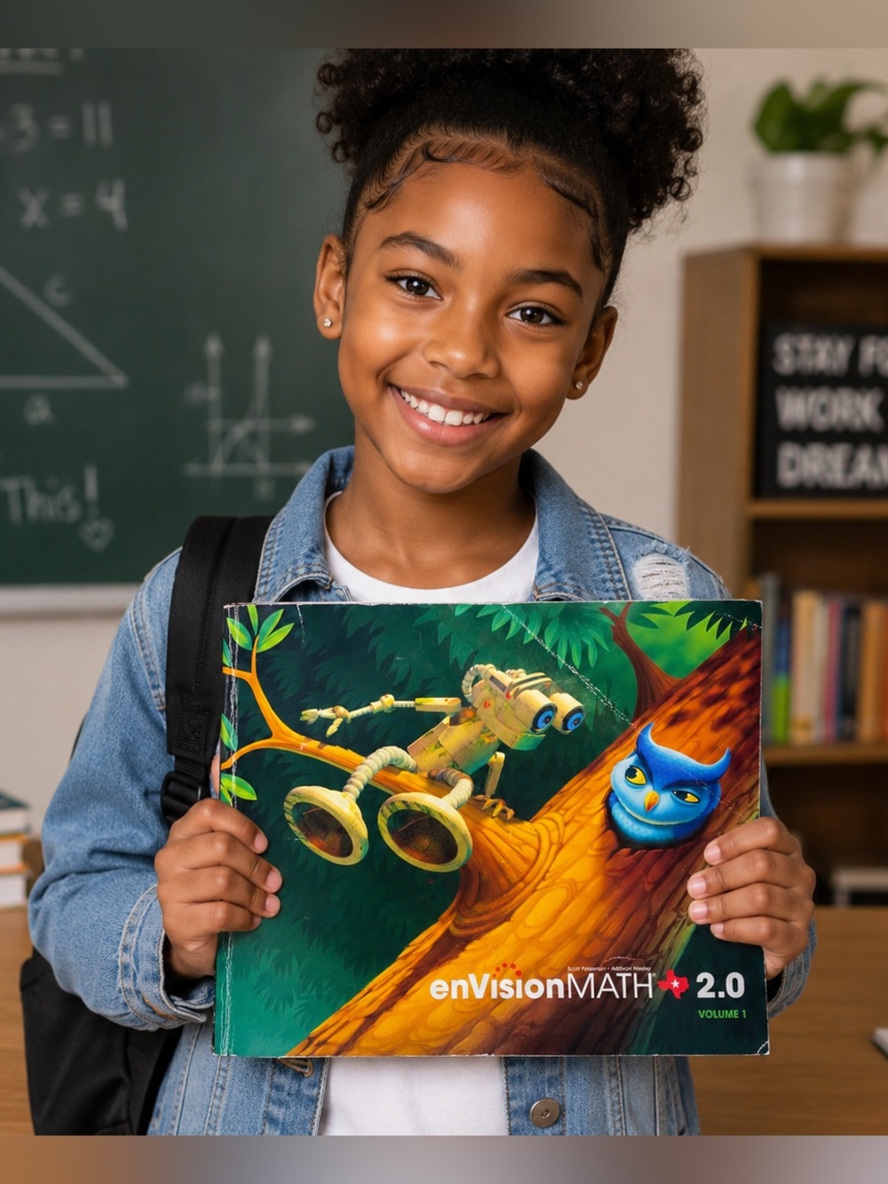 Texas - enVisionMATH 2.0 - Grade 1 - Vol 1 Book